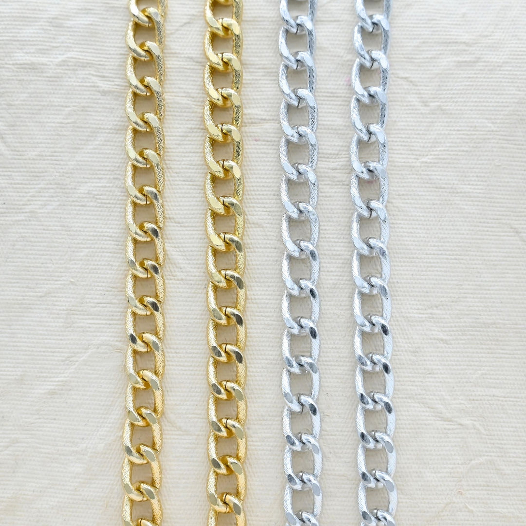 Aluminium Chain | Size : W-10mm H-14mm | Qty : 1mtr | JT-16-57-1
