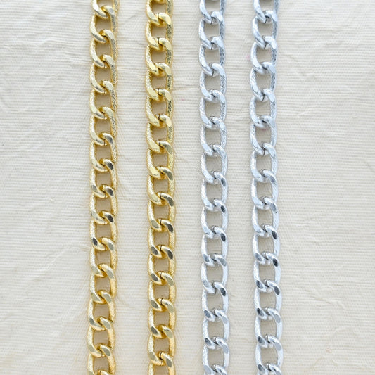Aluminium Chain | Size : W-10mm H-14mm | Qty : 1mtr | JT-16-57-1