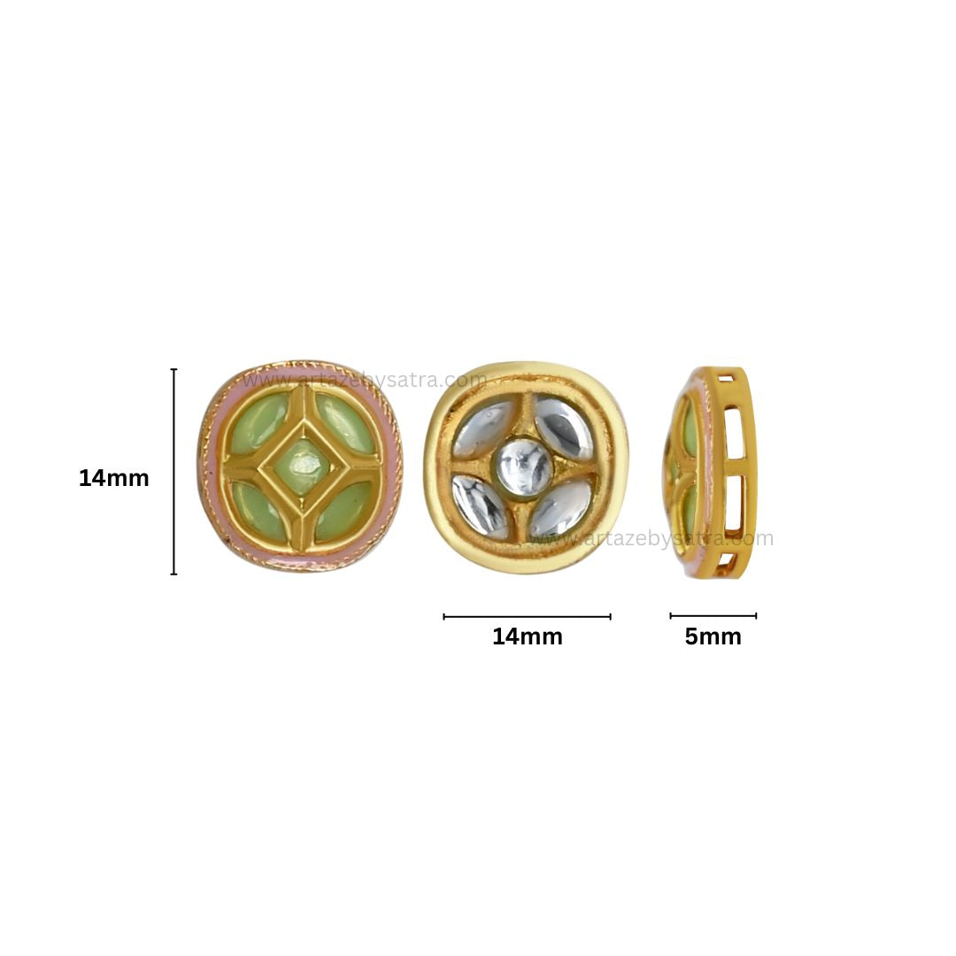 Meenakari Combo Packs | Size : 15mm | Qty : 10pcs (all color 2pcs) | C-271a