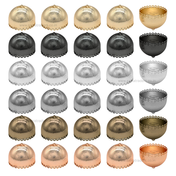 Dot Design Ethnic Jhumki  | 6 pcs