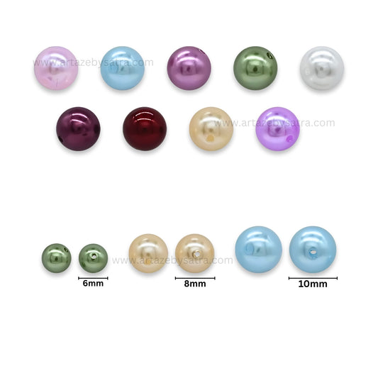 Glossy High Quality Plastic Pearl Beads | PPB82