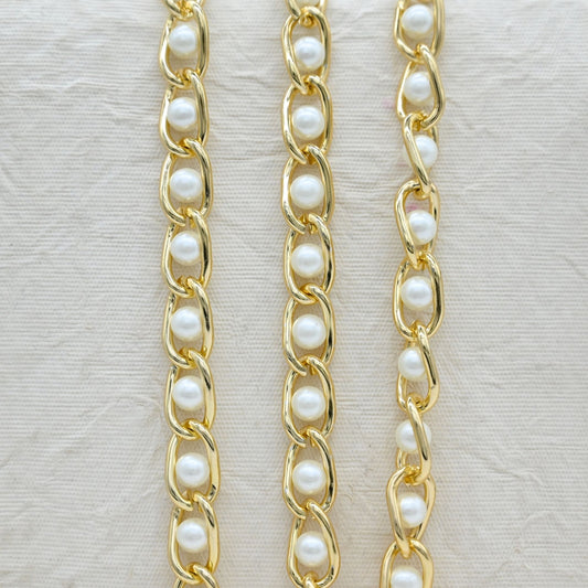 Aluminium Chain | Size : W-12mm H-20mm | Qty : 1mtr | JT-9-35-8