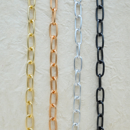 Aluminium Chain | Size : W-8mm,10mm | Qty : 1mtr | JT-19-35-40