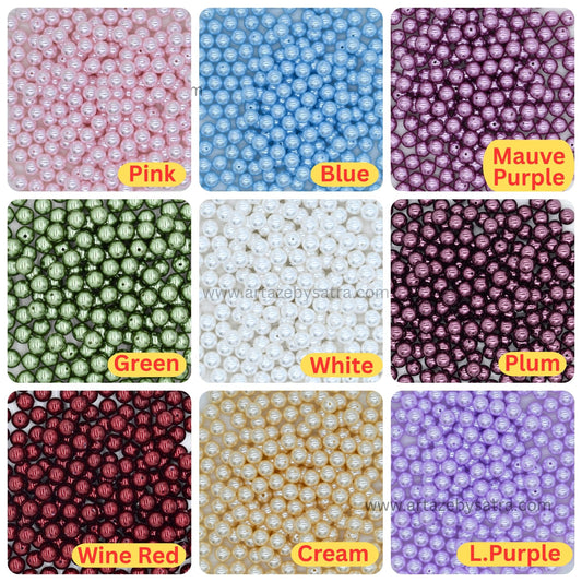 Glossy High Quality Plastic Pearl Beads | PPB82