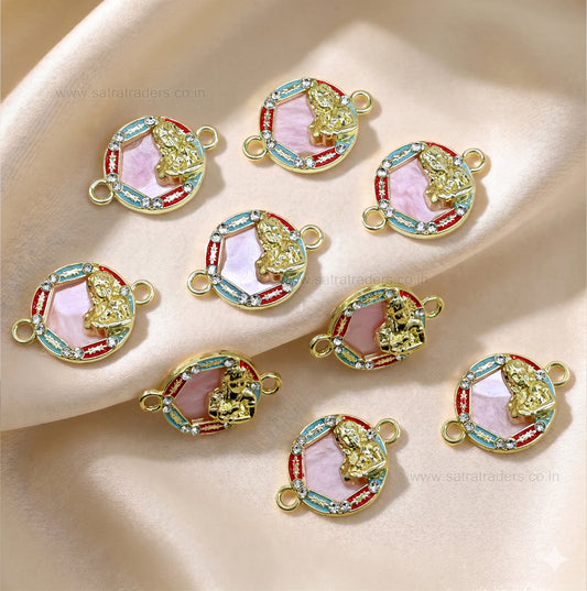 Bal Gopal Rakhi Connector Charm | Size : 18mm | Qty : 10pcs | CHE163