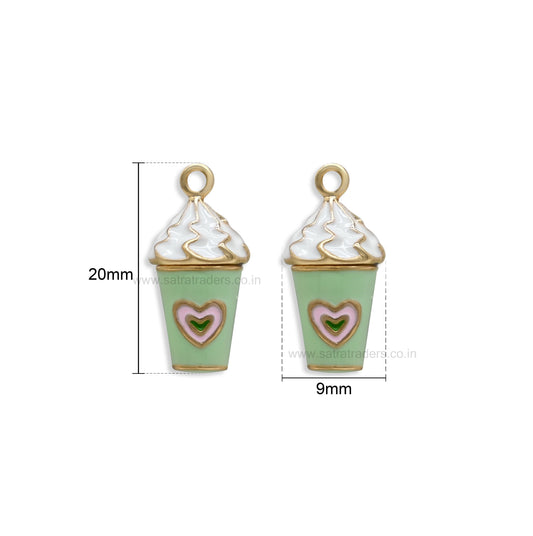 Coffee Cup Charms | Qty : 1pcs | CHE174