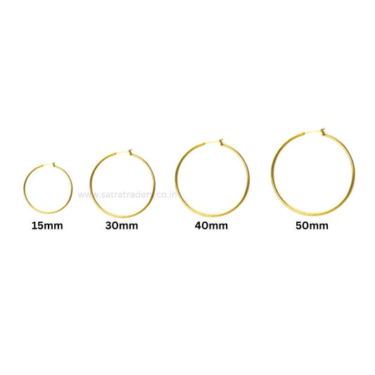 Brass Plain Bali | 6pcs | EF22