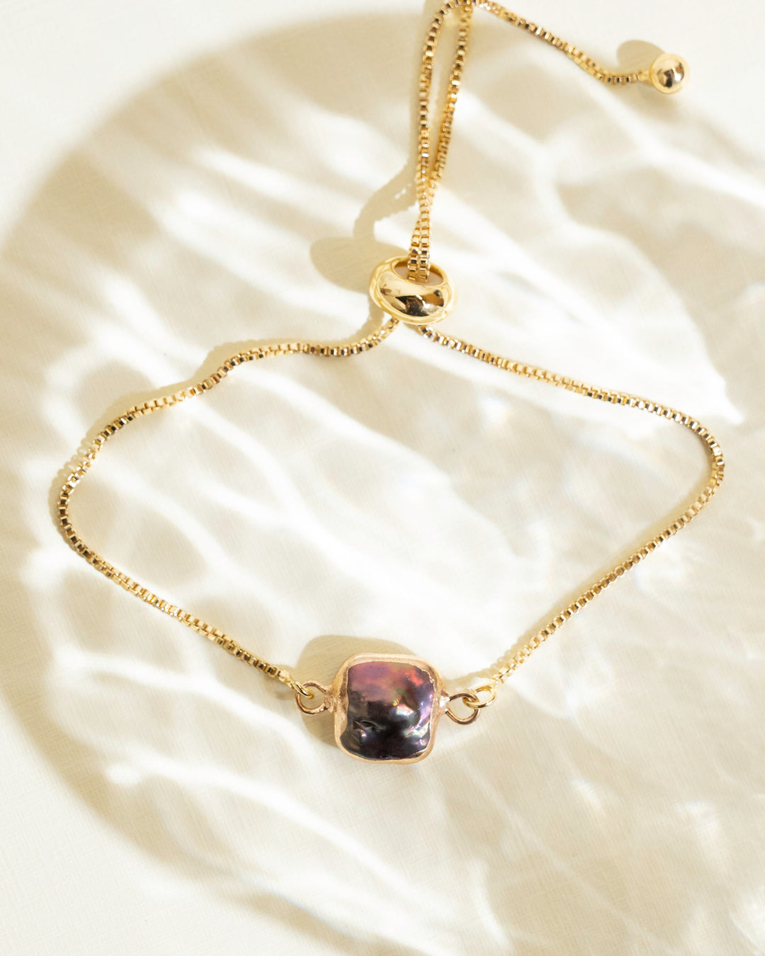 Square MOP Connector Bracelet | 1pc