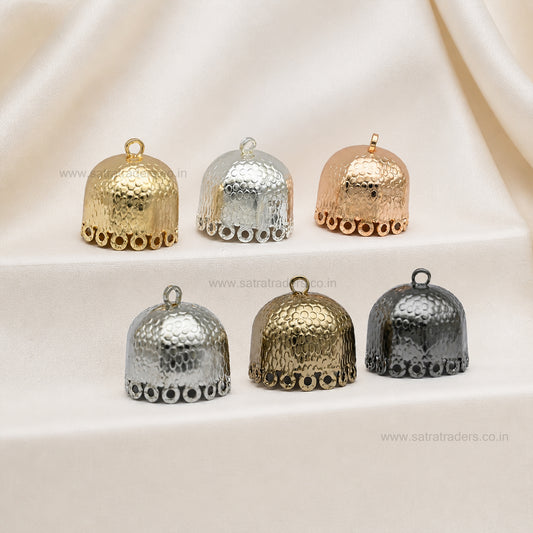 Hexagon Designer Jhumki | Qty : 6pcs-3pair | EF92