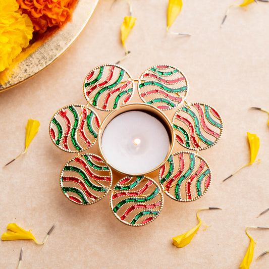 Designer Diya | Size : 5inch | 2pcs | D24-43