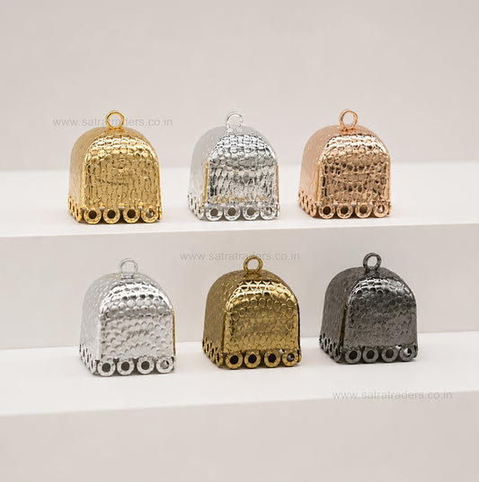 Square Designer Jhumki | Qty : 6pcs-3pair | EF93