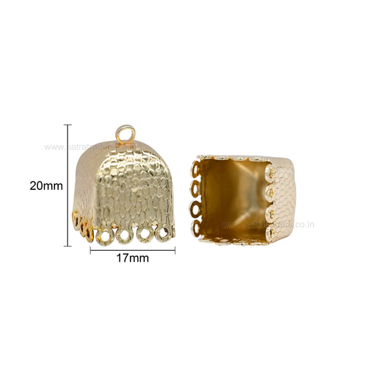 Square Designer Jhumki | Qty : 6pcs-3pair | EF93
