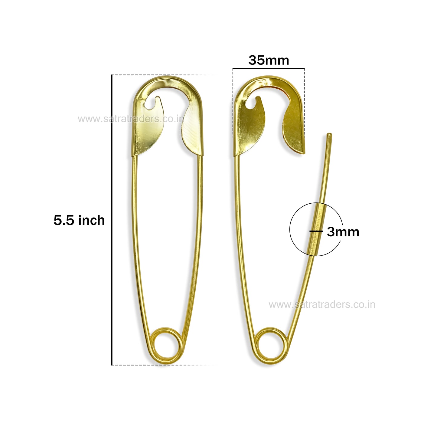 Oversized Hair Safety Pin | Qty : 1pc | Size : 5.5inch | BP18