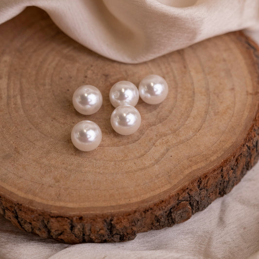 Round Shape Uncut Beads | Qty : 50pcs | UC10