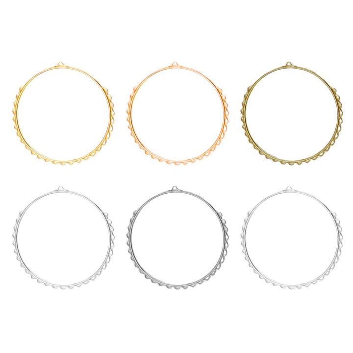 Earring Base 27 Naka Bali | Size : 62mm | 10pcs | EF56