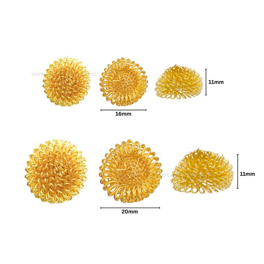 Wire Jewellery Design | Size : 16,20mm | Qty : 20pcs