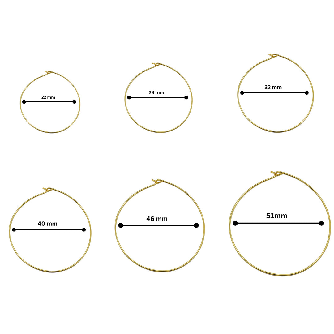 Ear Hoop Plain Bali | Qty : 1gross-144pcs | EF65