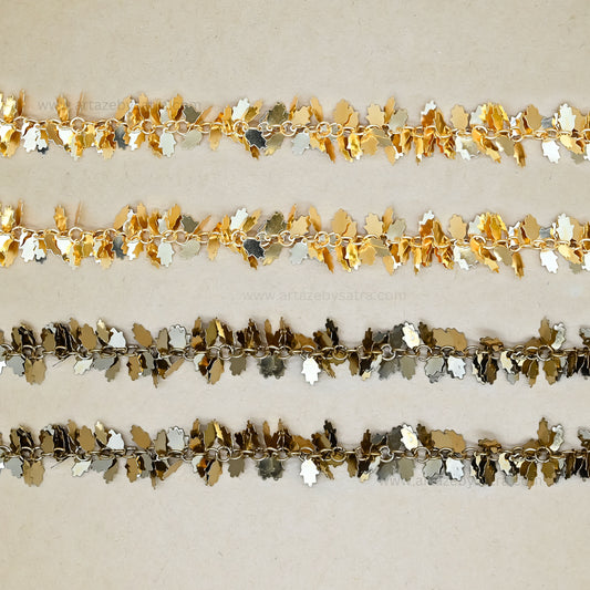 Hamsa Hand Shape Iron Chain | Size : 20mm | Qty : 1mtr | IC23