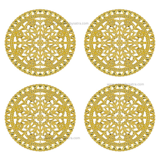 Round Metal Art Base | Size : 79mm | Qty : 100g | MA102