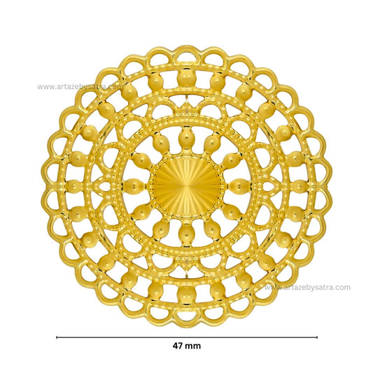 Round Metal Art Base | Size : 47mm | Qty : 100g | MA103