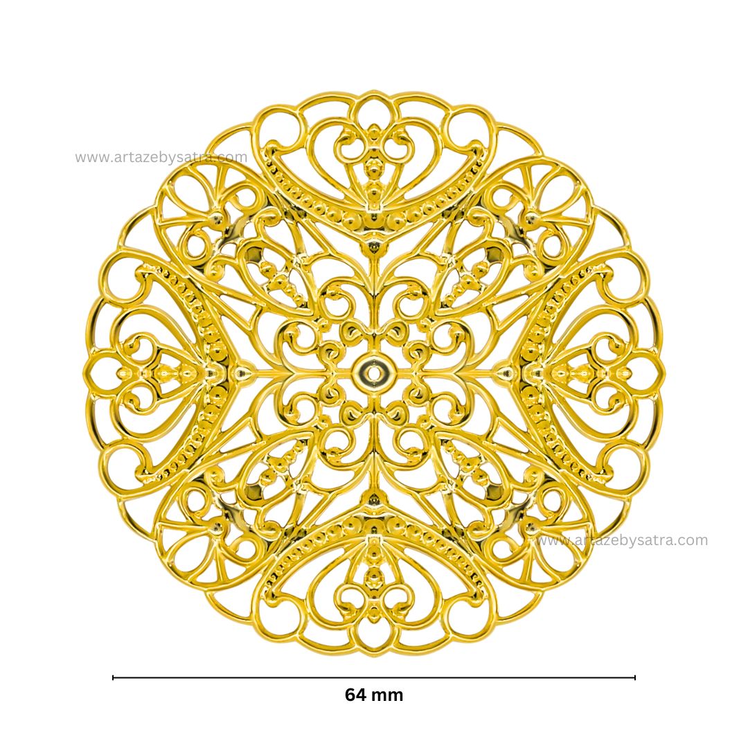 Metal Art Base | Size : 64mm | Qty : 100g | MA105