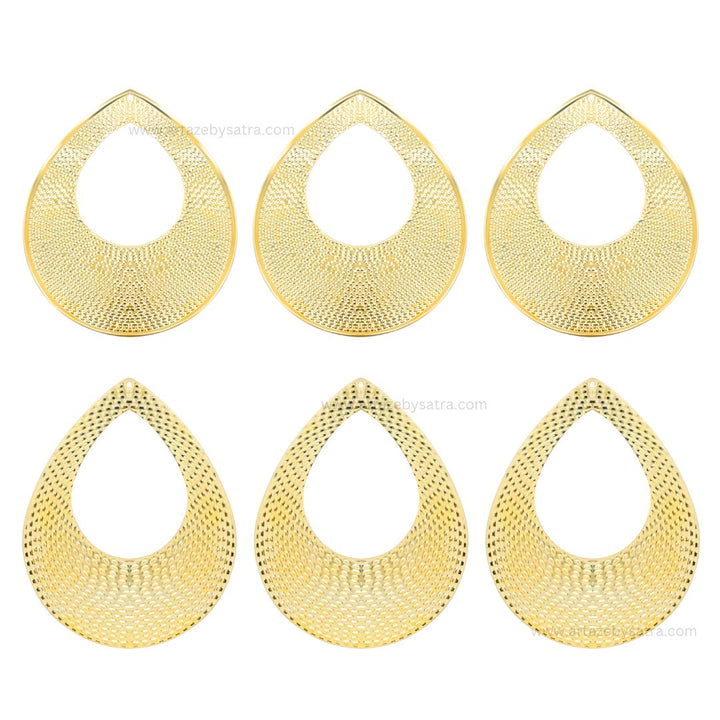 Drop Shape Metal Art Base | 100g | MA110