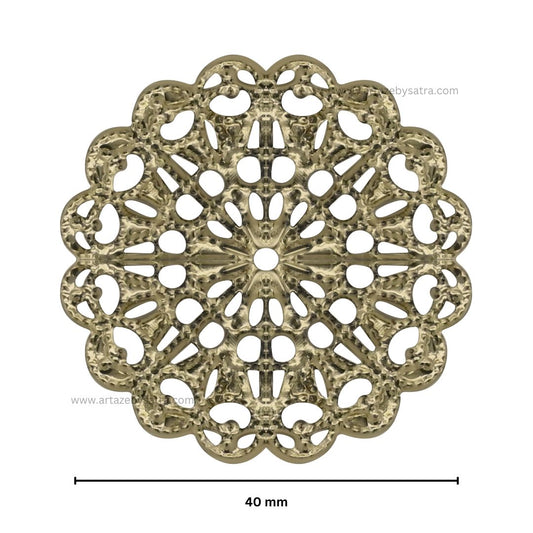 Metal Art Base | Size : 40mm | Qty : 100g | MA126