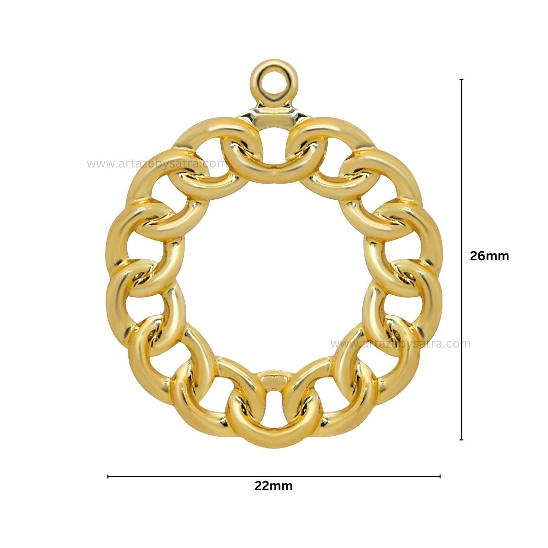 Metal Art Base | Size : 26mm | Qty : 100g | F-20-11 | MA137