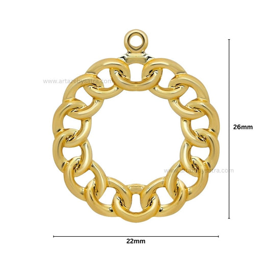 Metal Art Base | Size : 26mm | Qty : 100g | F-20-11 | MA137