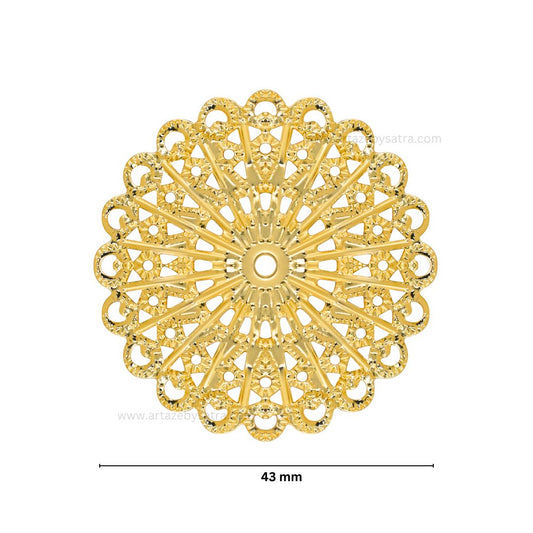 Metal Art Base | Size : 43mm | Qty : 100g | MA159