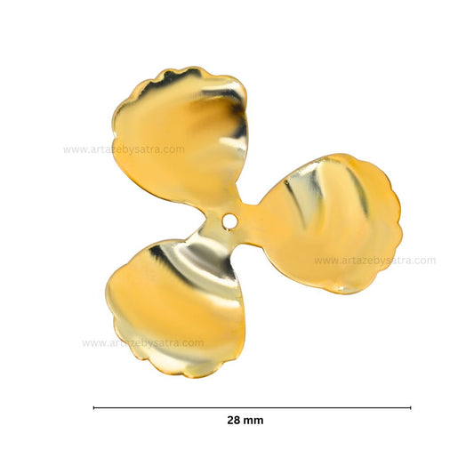 Metal Art Flower | Size : 28mm | Qty : 100g | MA168