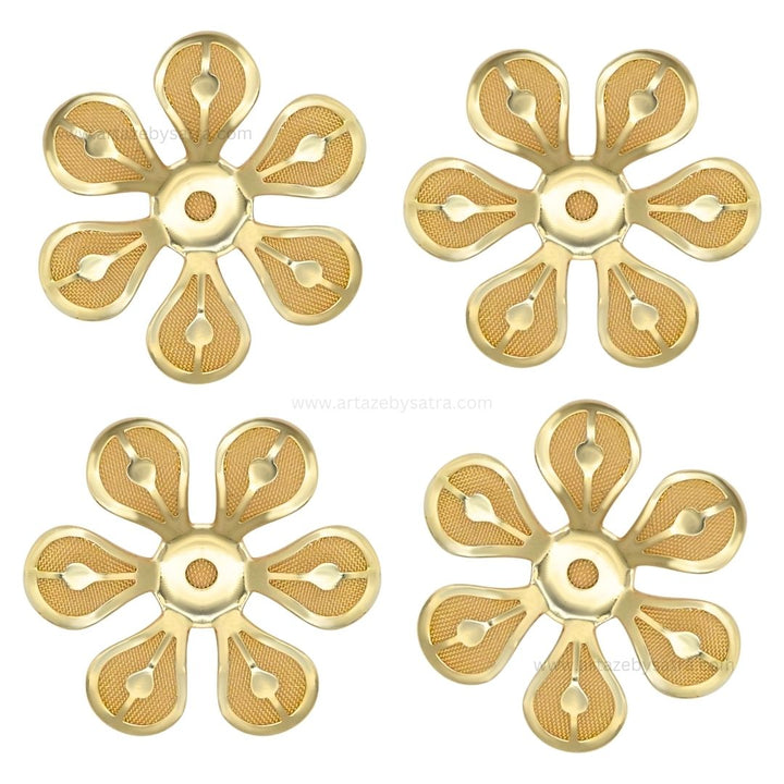 Metal ArtFlower | Size : 34mm | 50pcs | MA186