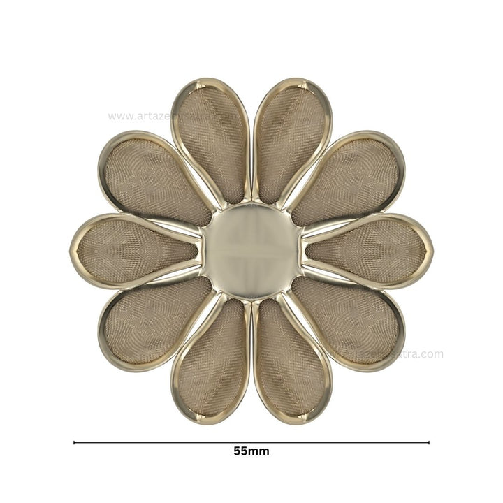 Metal Art Flower | Size : 55mm | 20pcs | MA187