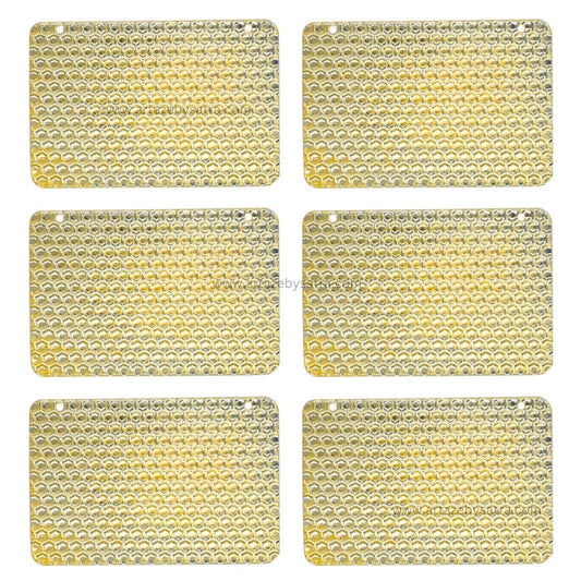 2 Hole Metal Art Base | Size : 40mm | Qty : 20pcs | MA188