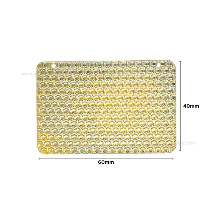 2 Hole Metal Art Base | Size : 40mm | 20pcs | MA188