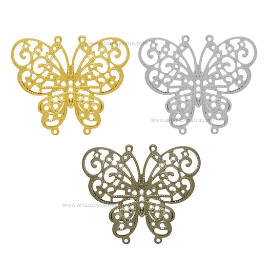 Butterfly Metal Art | Size : 55mm | Qty : 10pcs | F-6-18 | MA18