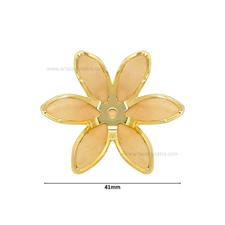 Metal Art Flower | Size : 41mm | 50pcs | MA193