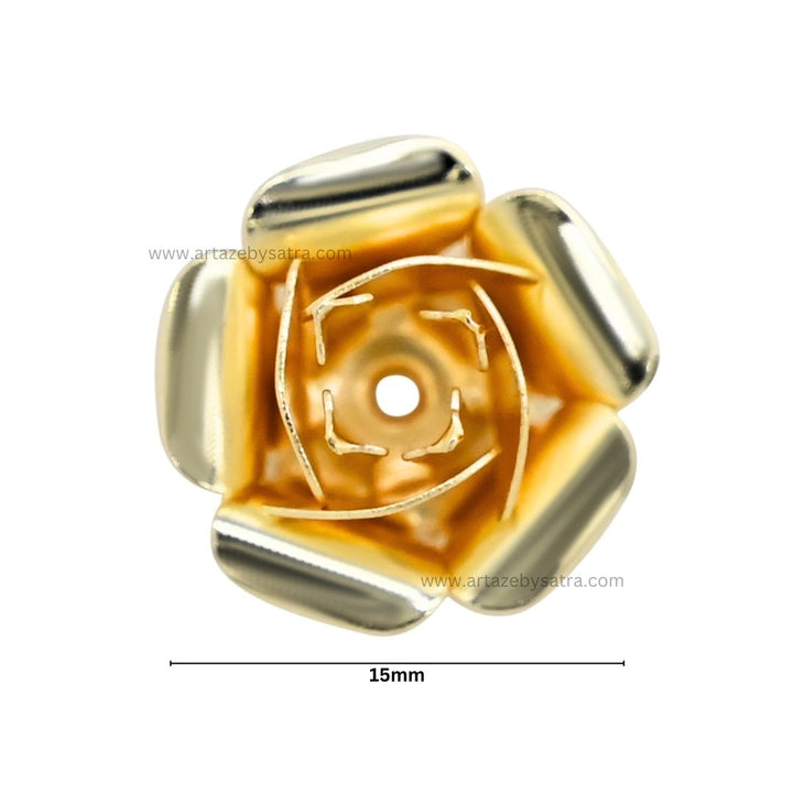 Metal Art Flower| Size : 15mm | 50pcs | MA199
