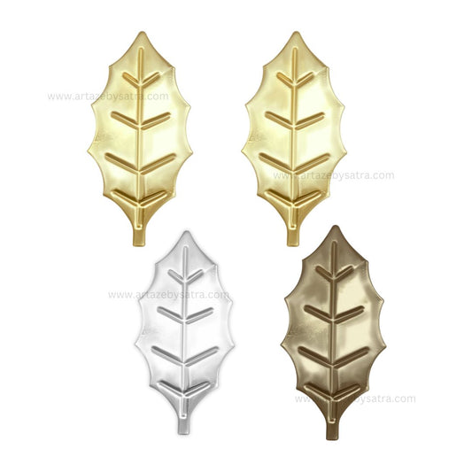 Leaf Metal Art Base | Size : 60mm | Qty : 20pcs | F-1-20 | MA227
