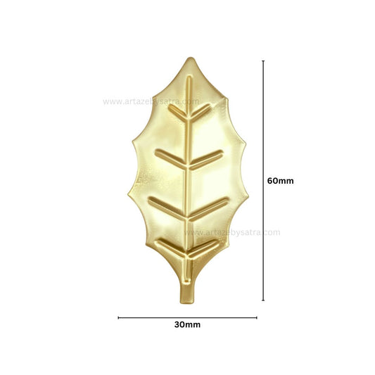 Leaf Metal Art Base | Size : 60mm | Qty : 20pcs | F-1-20 | MA227