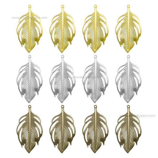 Leaf Metal Art Base | Size : 93mm | Qty : 10pcs | F-5-14 | MA246