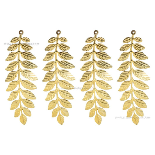 Leaf Metal Art Base | Size : 92mm | Qty : 10pcs | P-41-30 | MA249