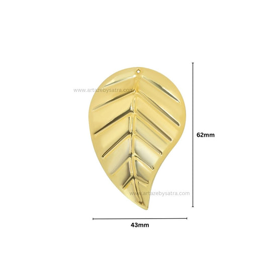 Leaf Metal Art Base | Size : 62mm | Qty : 100g | MA252