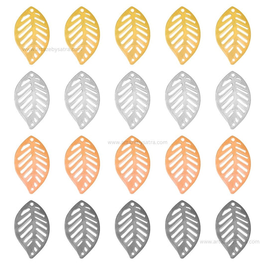 1 Naka Leaf Metal Art Base | Size : 22mm | Qty : 100pcs | F-2-36 | MA270