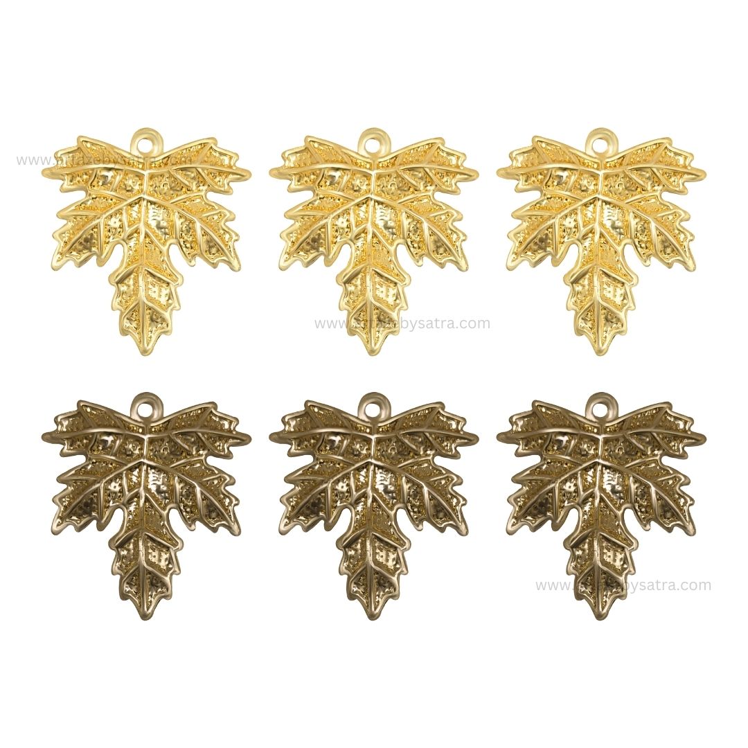 1 Naka Leaf Metal Art Base | Size : 28mm | Qty : 20pcs | F-2-16 | MA273