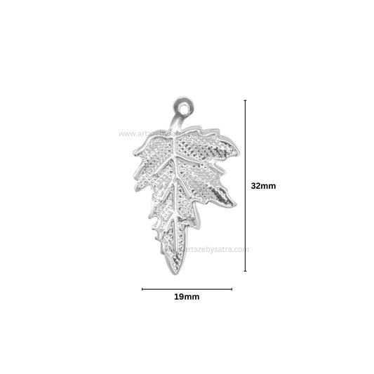 1 Naka Leaf Metal Art Base | Size : 28mm | Qty : 50pcs | F-2-18 | MA274