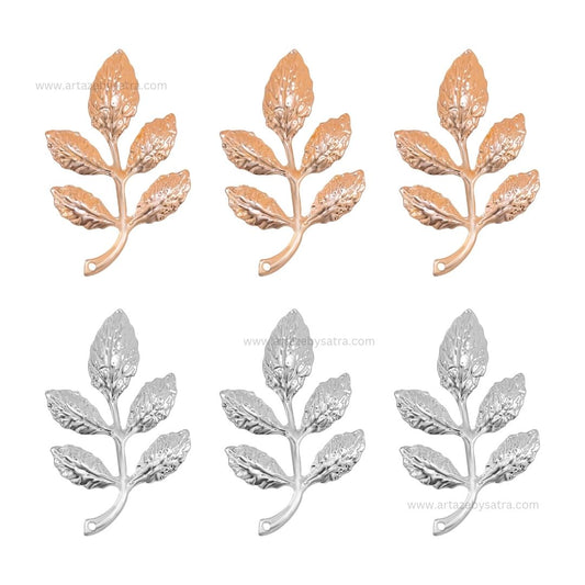 1 Naka Leaf Metal Art Base | Size : 36mm | Qty : 20pcs | F-2-24 | MA276