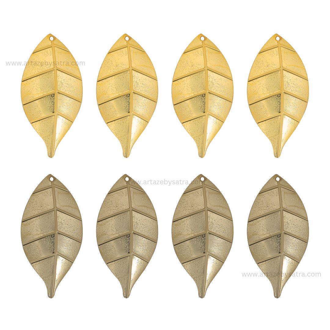 1 Naka Leaf Metal Art Base | Size : 44mm | Qty : 50pcs | P-4-6 | MA288