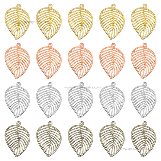 1 Naka Leaf Metal Art Base | Size : 45mm | Qty : 100g| MA293