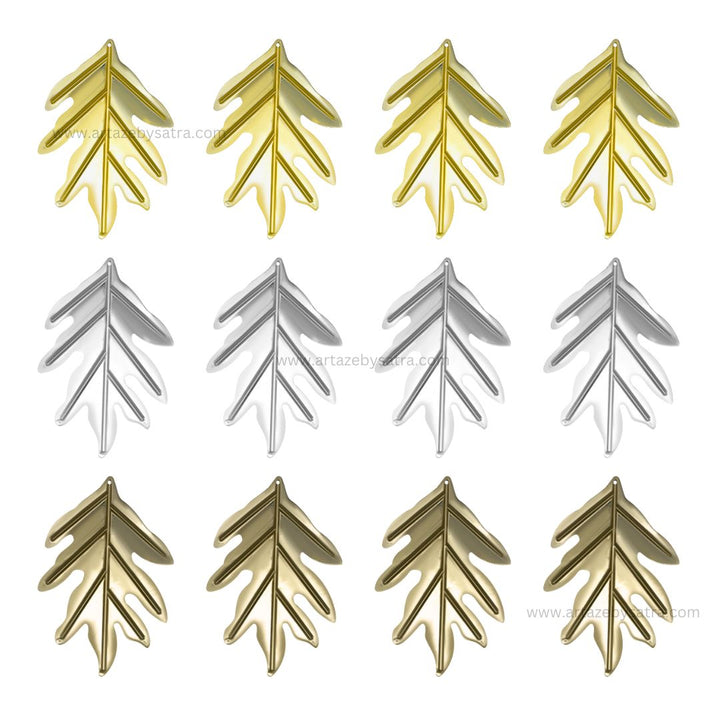 Metal art leaf | Size : 62mm,82mm | Qty : 20pcs | F-4-34 | MA295